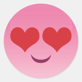 Adesivo Coração Olhos Emoji