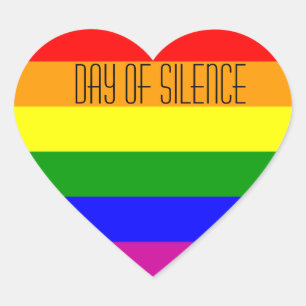 Adesivo Coração Orgulho gay