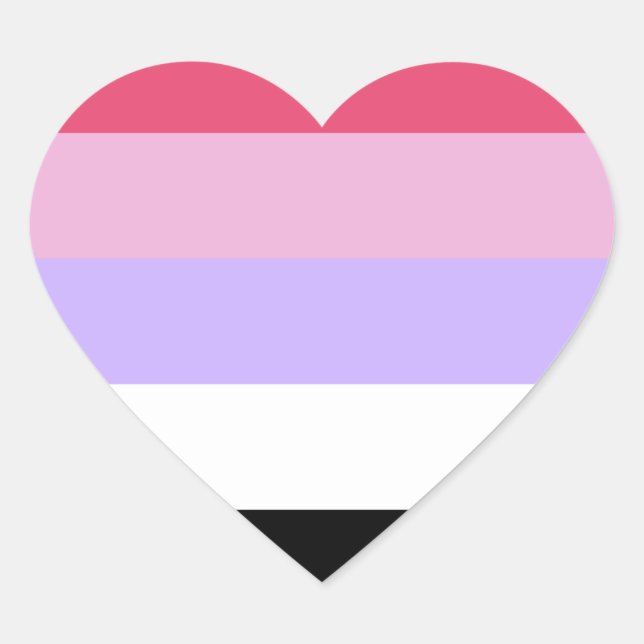 Adesivo Coração Orgulho Reciprosexual (Frente)