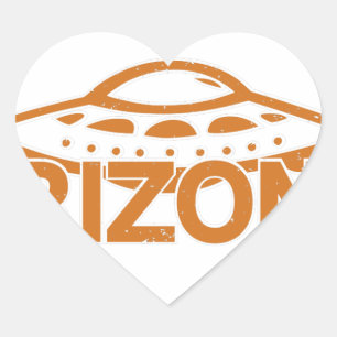 Adesivo Coração OVNI do Arizona