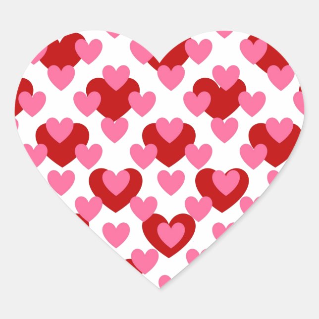 Adesivo Coração Padrão cardíaco (Frente)