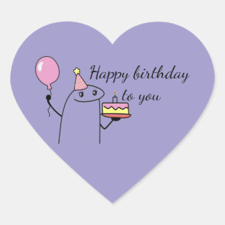 Adesivo Coração Party sticker