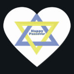 Adesivo Coração Passagem feliz<br><div class="desc">Use esta Estrela de David para seu Chanucá ou Passover.</div>