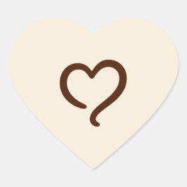 Adesivo Coração Pau de bom coração mole