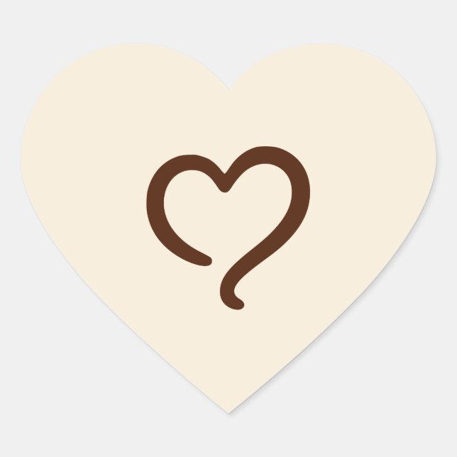 Adesivo Coração Pau de bom coração mole (Frente)