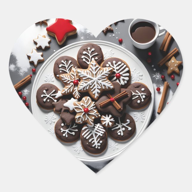 Adesivo Coração Pegatina navidad 1 - 001 (Frente)