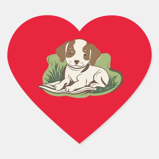 Adesivo Coração Pegatinas en forma de corazón (Frente)