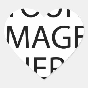 Adesivo Coração Personalizado Personalizado Sua Própria Fotografia