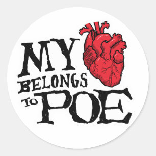 Adesivo Coração Pertence ao Poe Sticker
