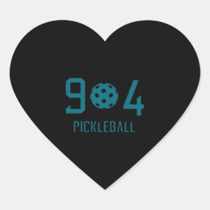 Adesivo Coração Pickleball 2 904