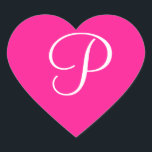 Adesivo Coração Pink Fluorescente de Convite Personalizado<br><div class="desc">Adesivos Fluorescentes Cor-de-Rosa Personalizáveis Para Pink Fluorescentes de Casamento e Branco - Os vendedores de Casamentos solicitam frequentemente: onde posso pegar os melhores adesivos de selas de casamento? Estes bem projetados e um dos tipos Pinheiros Fluorescentes de Casamento, Rosa e Branco, saem complementares aos cartões postais para casamentos, além de...</div>