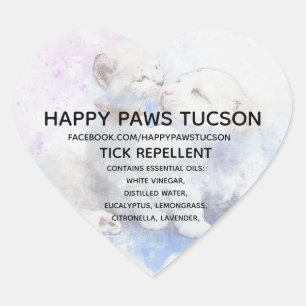 Adesivo Coração Pinturas Felizes do Coração