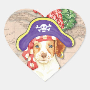 Adesivo Coração Pirata de Brittany