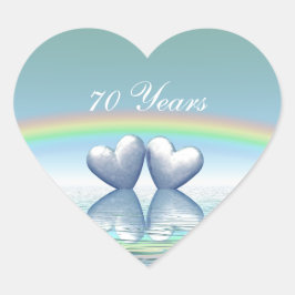 Adesivo Coração Platinum Hearts do 70