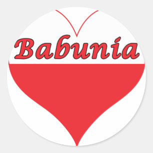 Adesivo Coração polonês de Babunia