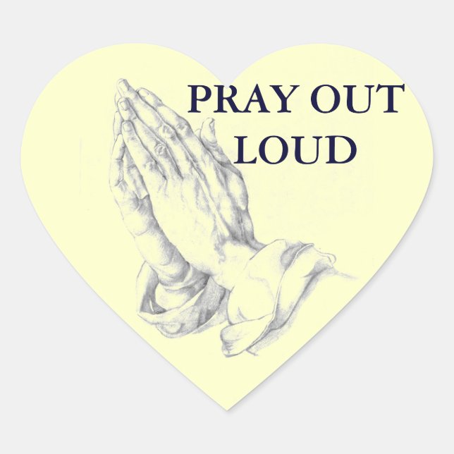 ADESIVO CORAÇÃO PRAY (Frente)
