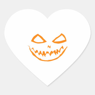 Adesivo Coração presente de Halloween