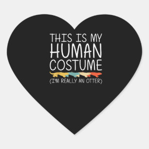 Adesivo Coração Presente externo Outro Halloween Figurume Humano
