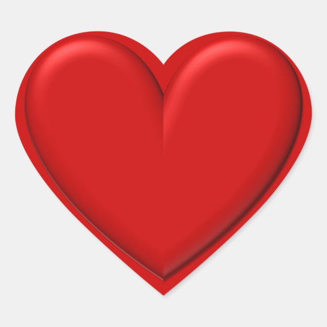 Adesivo Coração Puffy Heart (Frente)