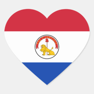 Adesivo Coração Pulverizador do Paraguai