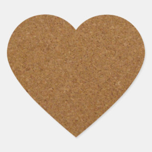 Adesivo Coração Quadro de mensagens da cortiça