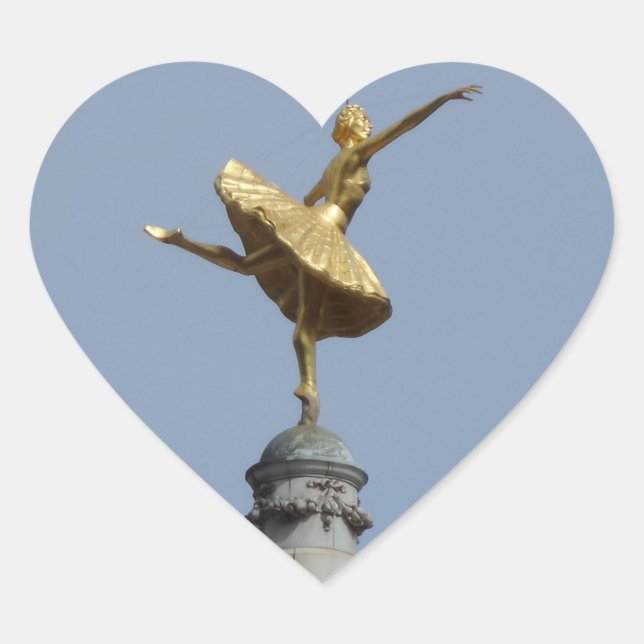 Adesivo Coração Rainha Victoria Heart Sticker (Frente)