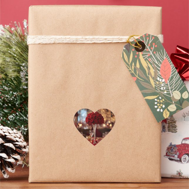 Adesivo Coração Red Rose Valentine Romantic Aesthetic Love St (Feriado)