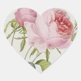 Adesivo Coração Redoute Vintage Rosa Heart Shackers