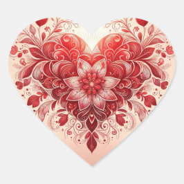 Adesivo Coração Reds Heart