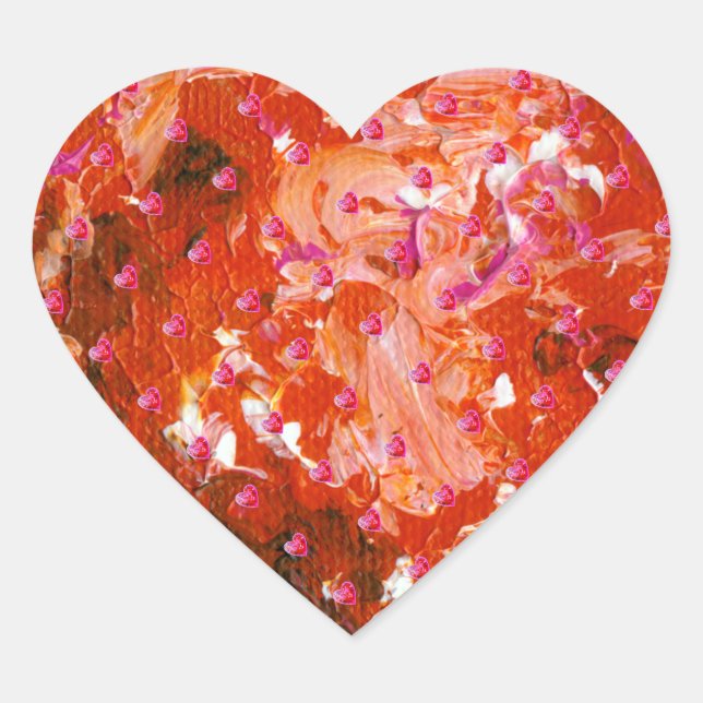 Adesivo Coração Reds namorados (Frente)