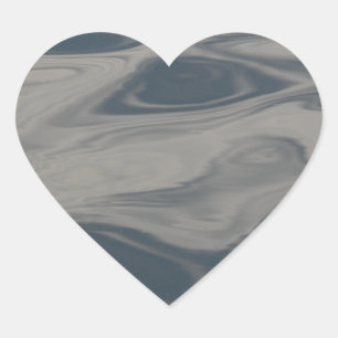 Adesivo Coração Reflexões sobre a Água