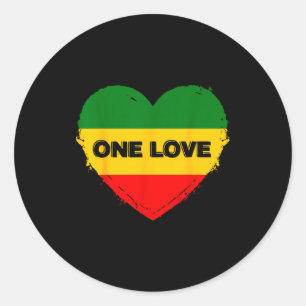 Adesivo Coração Reggae Um Amor Rasta Música Reggae Rastafa