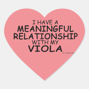 Adesivo Coração Relação Significativa Viola Heart Sticker