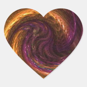 Adesivo Coração Relâmpago