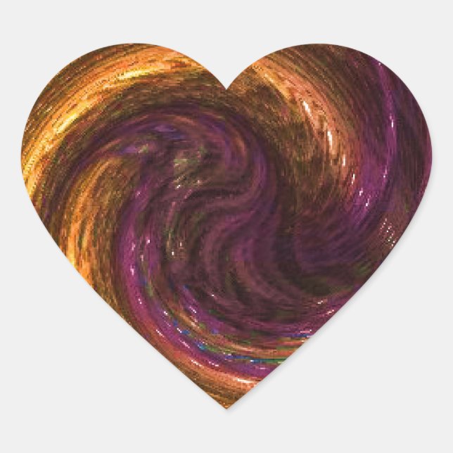 Adesivo Coração Relâmpago (Frente)