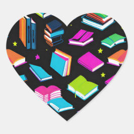 Adesivo Coração Reservando Colorido