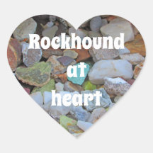Rockhound no Heart Colorful Rock Collector