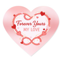 Romantic Valentine’s Day Sticker – Forever Yours