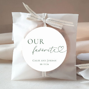 Adesivo Coração Romântico Escreve Nosso Favor De Casamento