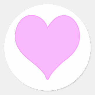 Adesivo Coração Rosa