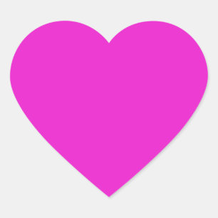 Adesivo Coração Rosa comum