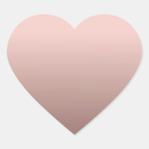 Adesivo Coração Rosa de Tendência Dourada Adicionar seu Modelo de