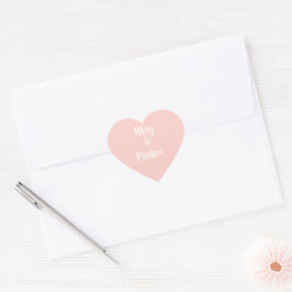 Adesivo Coração Rosa do Milênio Personalizado