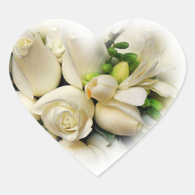 Adesivo Coração Rosas_ (Frente)