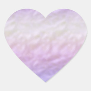 Adesivo Coração Roxo Ombre Unicorn