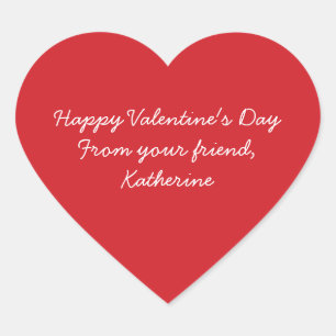 Adesivo Coração Sala de aulas de crianças Dias de os namorados de 