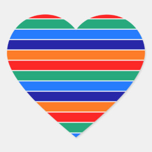 Adesivo Coração santo petersburg bandeira strilines padrão usa ci