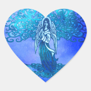 Adesivo Coração Serenidade