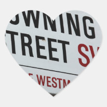 Sinal de Rua Downing