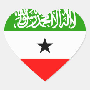 Adesivo Coração somaliland